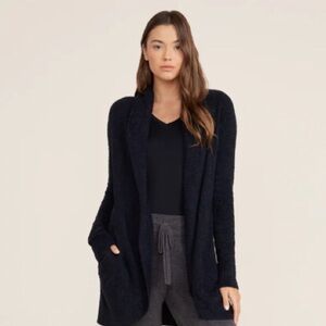 Barefoot Dreams - Cozy Chic Lite® Circle Cardi - Black  - XS/S